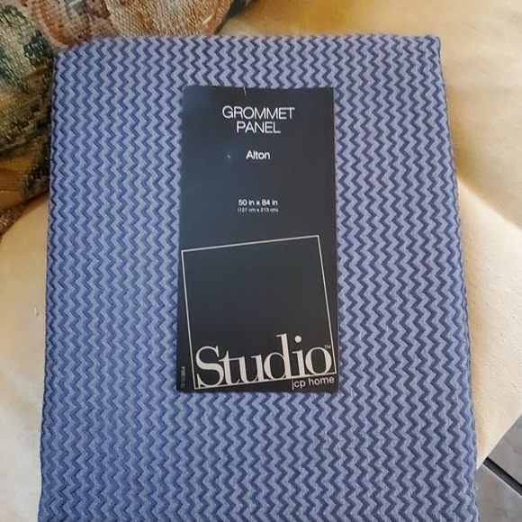 STUDIO ALTON Black Gray Grommet Panel - Picture 1 of 4